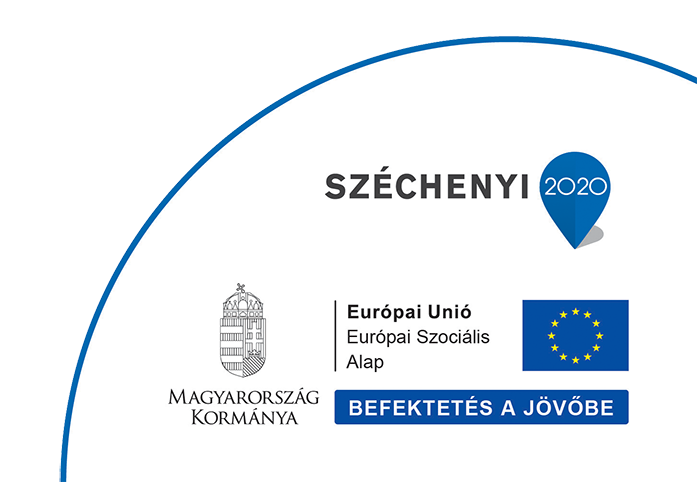 Széchenyi 2020 logó az alsó pozícióban